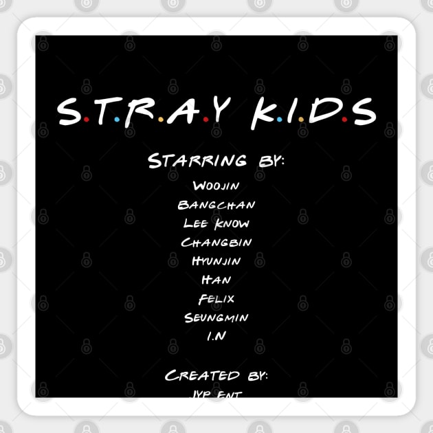 Stray k!ds as Friends. Sticker by Duckieshop